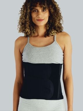 NWT Belly Bandit Luxe Postpartum Belly Wrap Muscle  Posture Black Size XS